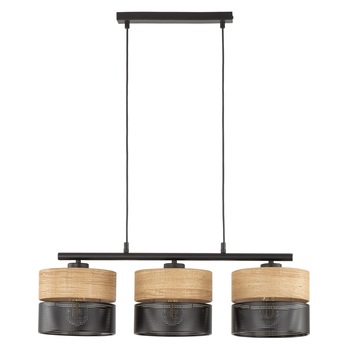 Závesné svietidlo NICOL 3 čierna/béžová 7