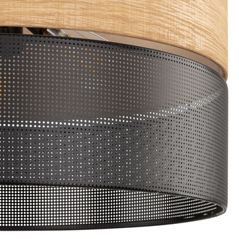 Závesné svietidlo NICOL čierna/béžová, priemer 50 cm 6