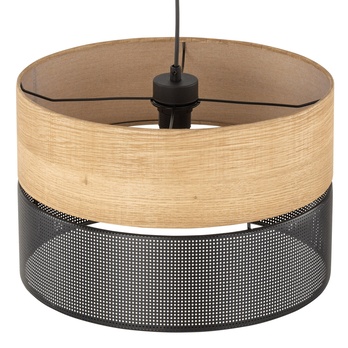 Závesné svietidlo NICOL čierna/béžová, priemer 38 cm 7