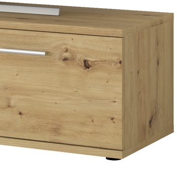 TV komoda NICOLAS dub artisan, výška 39 cm 2