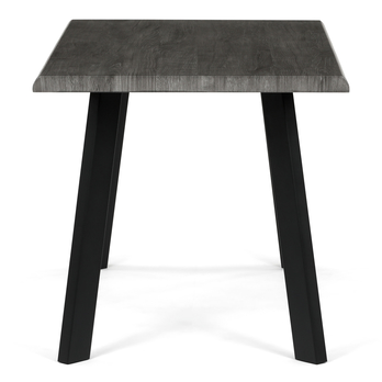 Jedálenský stôl NIFON sivý dub/čierna, šírka 140 cm 2