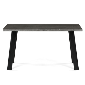 Jedálenský stôl NIFON sivý dub/čierna, šírka 140 cm 3