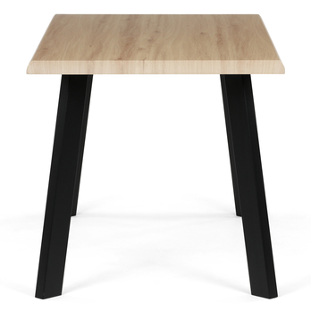 Jedálenský stôl NIFON divoký dub/čierna, šírka 140 cm 2