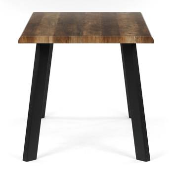 Jedálenský stôl NIFON staré drevo/čierna, šírka 140 cm 2