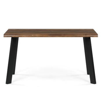 Jedálenský stôl NIFON staré drevo/čierna, šírka 140 cm 3