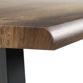 Jedálenský stôl NIFON staré drevo/čierna, šírka 140 cm 5
