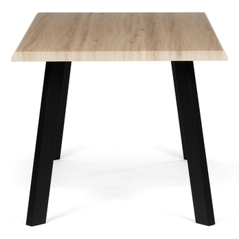 Jedálenský stôl NIFON divoký dub/čierna, šírka 160 cm 2
