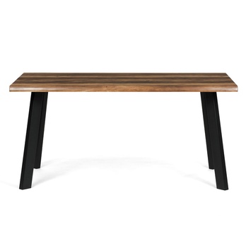 Jedálenský stôl NIFON staré drevo/čierna, šírka 160 cm 3
