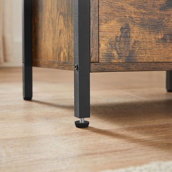 Nočný stolík NIGHT 3 hnedá/čierna 3