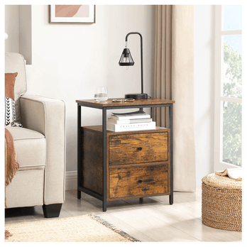 Nočný stolík NIGHT hnedá 1