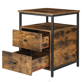 Nočný stolík NIGHT hnedá 2