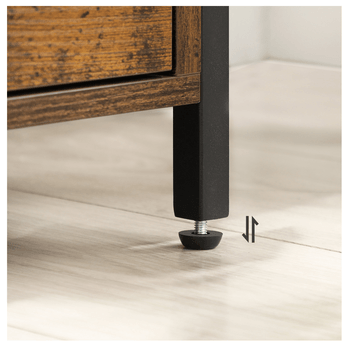 Nočný stolík NIGHT hnedá 4