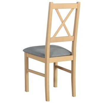 Jedálenská stolička NILA 10 svetlosivá/dub sonoma 1