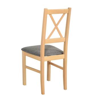 Jedálenská stolička NILA 10 dub grandson/tmavosivá 1