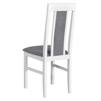 Jedálenská stolička NILA 2 NEW biela/sivá 1
