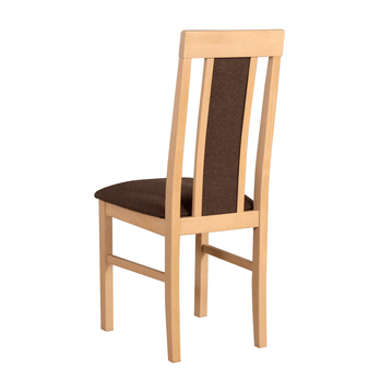 Jedálenská stolička NILA 2 NEW dub sonoma/hnedá 1