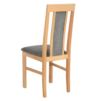 Jedálenská stolička NILA 2 NEW dub grandson/tmavosivá 1