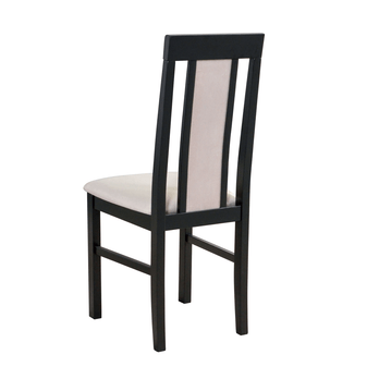 Jedálenská stolička NILA 2 NEW čierna/béžová 1