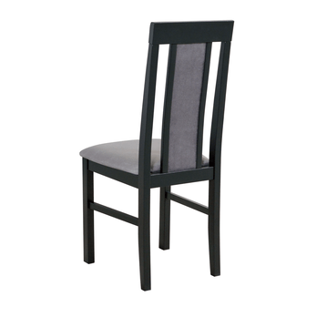 Jedálenská stolička NILA 2 NEW čierna/sivá 1