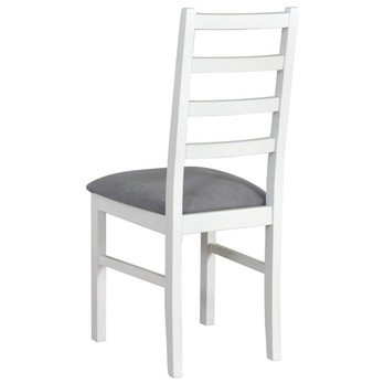 Jedálenská stolička NILA 8 sivá/biela 1