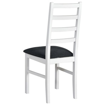 Jedálenská stolička NILA 8 tmavosivá/biela 1
