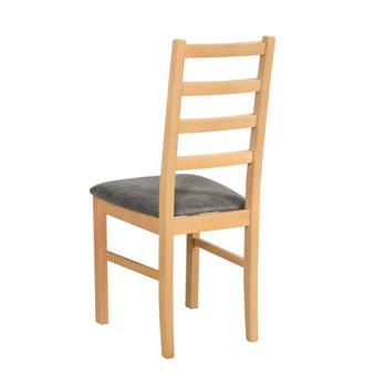 Jedálenská stolička NILA 8 buk/sivá 1