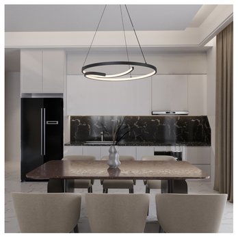 Závesné svietidlo NILOO čierna 1