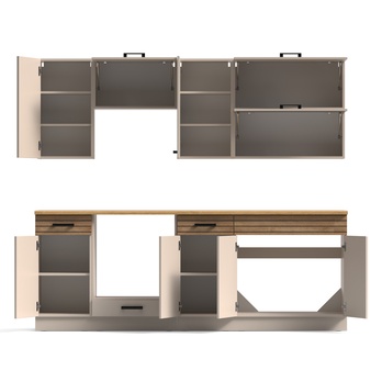 Kuchynský blok NINA B 220 kašmírová/dub 4