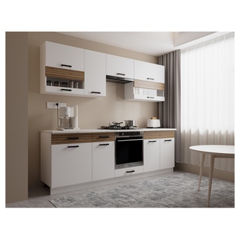 Kuchynský blok NINA B 240 biela/dub 1