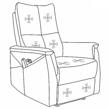 Relaxačné kreslo NIPTEN 5 tmavosivá 5