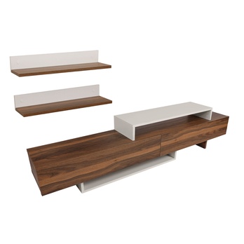 TV zostava NIRVANA teak/biela 4
