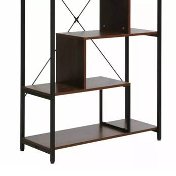 Regál NIT B orech/čierna 3