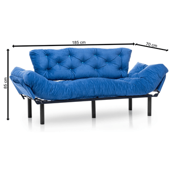 Pohovka NITTA 3 modrá 5