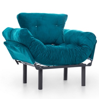 Kreslo NITTA petrolejová 5