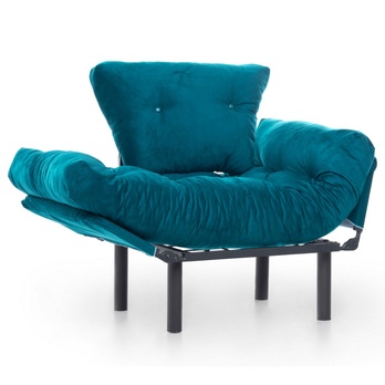 Kreslo NITTA petrolejová 7