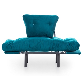 Kreslo NITTA petrolejová 1