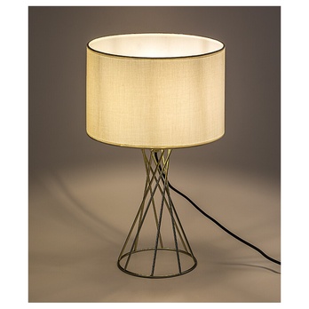 Stolná lampa NIVRA biela/zlatá 1