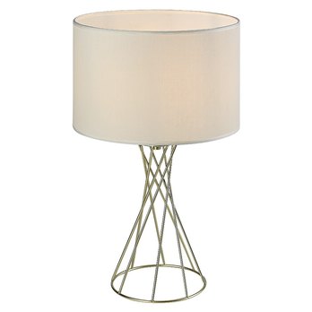 Stolná lampa NIVRA biela/zlatá 2