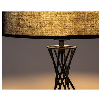 Stolná lampa NIVRA čierna/zlatá 4