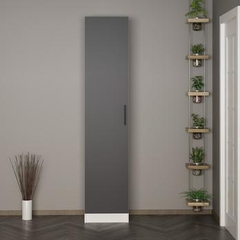 Predsieňová skriňa NOAH 1 biela/antracitová 4