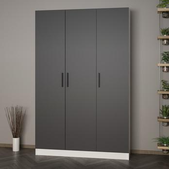 Predsieňová skriňa NOAH 2 biela/antracitová 1