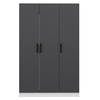 Predsieňová skriňa NOAH 2 biela/antracitová 3