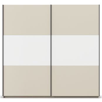 Šatníková skriňa NOE šampanské/alpská biela, šírka 218 cm 2