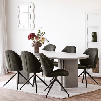 Jedálenský stôl NOGONU 220 piesková 1