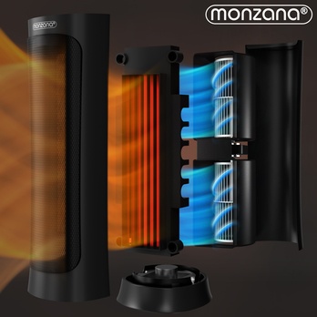 Ohrievač/ventilátor NOISE čierna 4