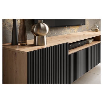 Závesný TV stolík NONIE dub artisan/čierna 3