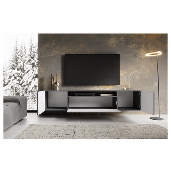 Závesný TV stolík NONIE grafitová 2