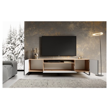 TV stolík NONIE dub artisan/čierna 3