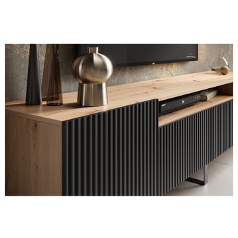 TV stolík NONIE dub artisan/čierna 4