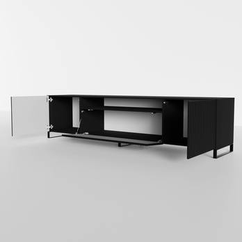 TV stolík NONIE čierna 2